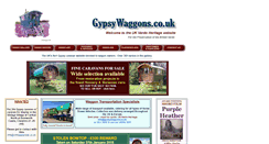 Desktop Screenshot of gypsywaggons.co.uk